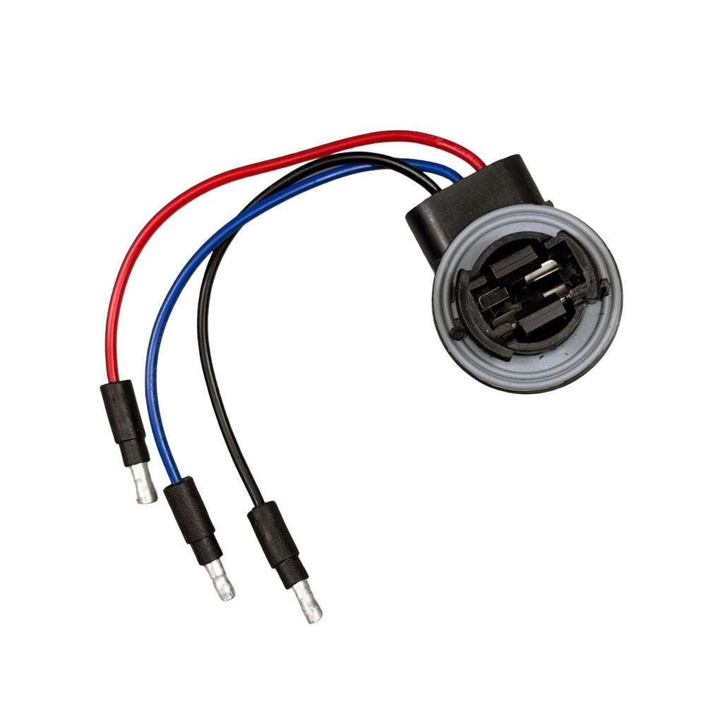 3157 LED Socket Base with Pigtail